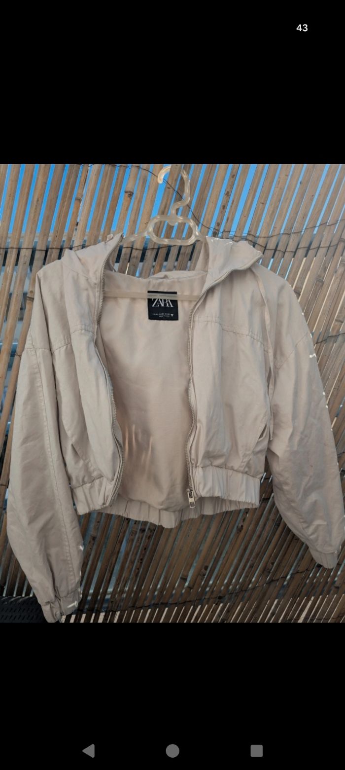 Veste blanche zara
