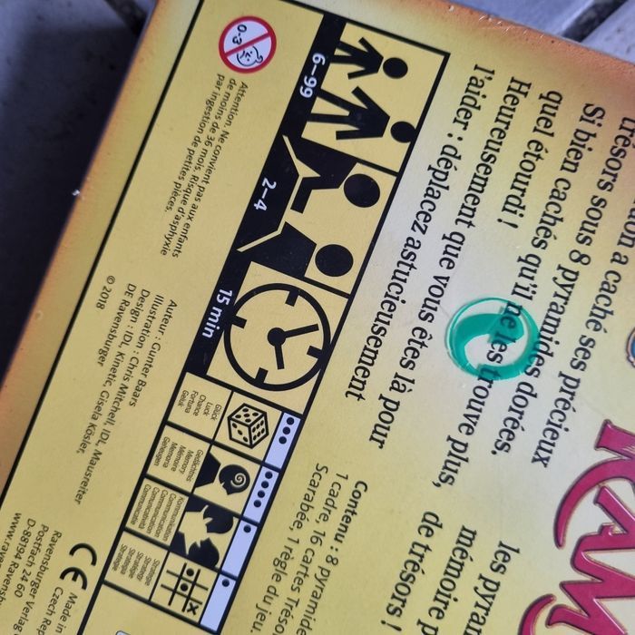 jeu RAMSES 🎁 neuf sous blister 🎁 idée kdo - photo numéro 9