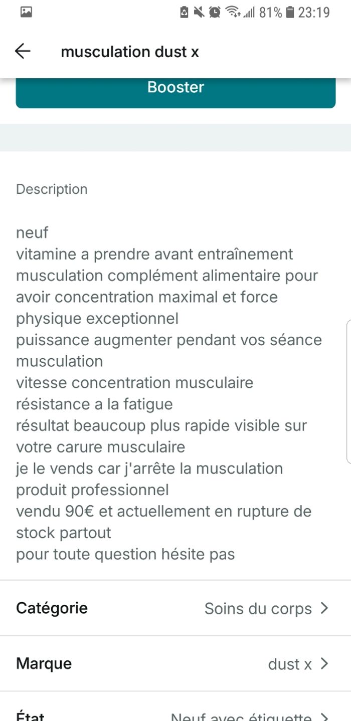 complètent alimentaire musculation - photo numéro 2