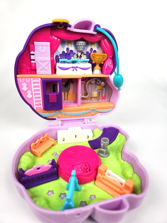 Coffret Polly Pocket Cheval Violet - 2020 Mattel - photo numéro 4