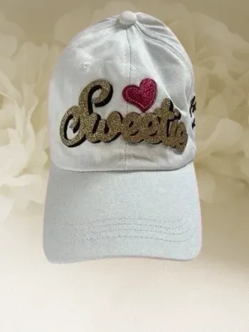 Casquette blanche Sweetie