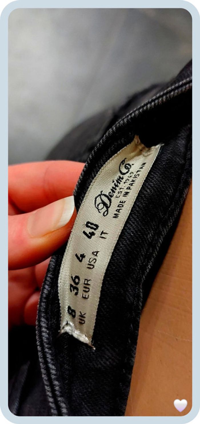jeans noir denimco taille 36 - photo numéro 3