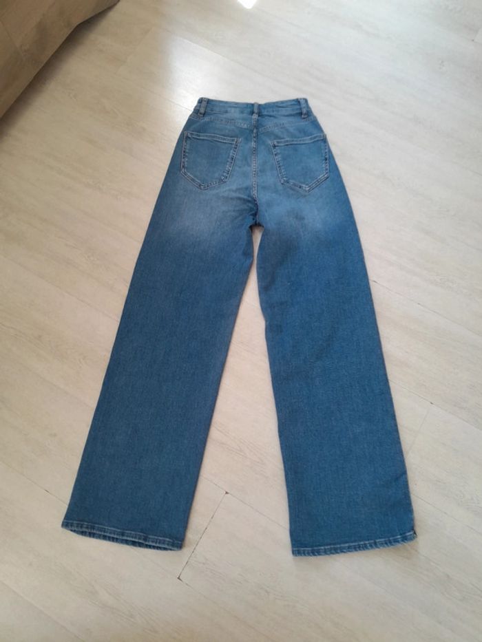 Jean taille haute large Only modèle hannah 27×32 - photo numéro 2