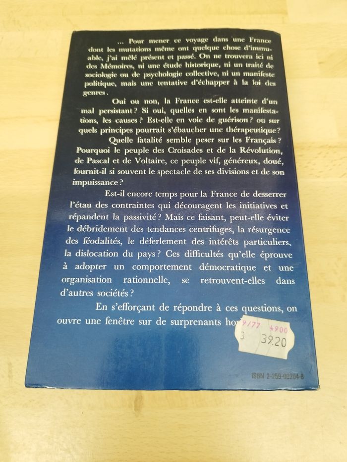 Le mal français, Alain Peyrefitte, Plon - photo numéro 2