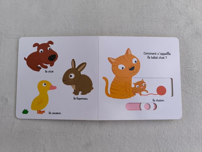 Livre Mon imagier des bébés animaux Kididoc Nathan - photo numéro 4