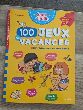 Cahier de vacances grande section au CP sami et Julie neuf