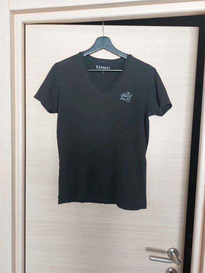 Tee-shirt noir kaporal