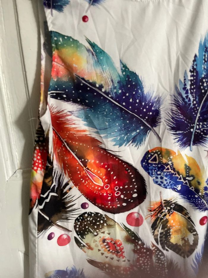 Robe tunique plumes tu - photo numéro 3