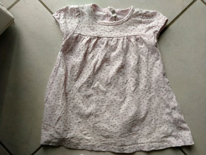 Pyjashort tout mignon rose Bout'chou. Bébé 6 mois - photo numéro 2