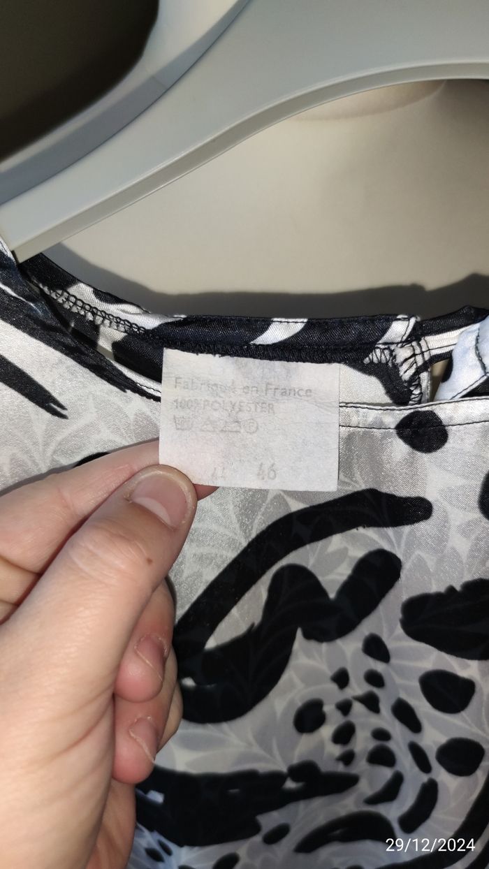 Blouse manches longues original 44/46 - photo numéro 9