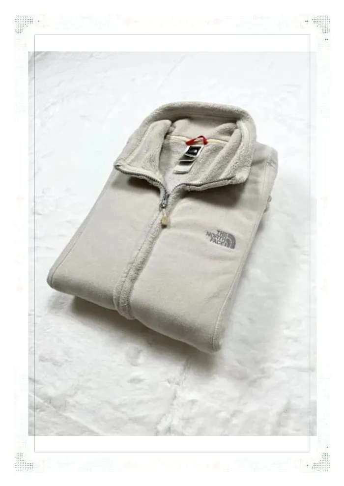 The North Face polaire full zip blanc femme taille XL polyester