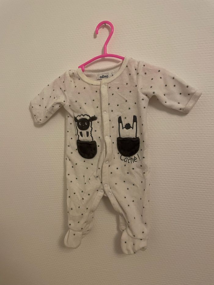 Pyjamas chaud mouton - taille naissance
