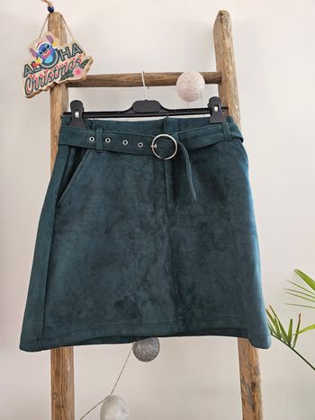 Jupe Cache Cache taille 38 M bleu vert 