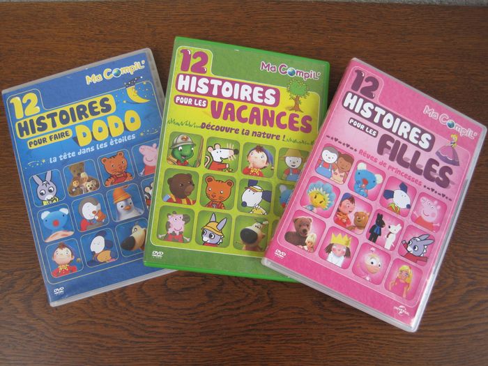 Lot de DVD Tchoupi, Trotro, Petit Ours brun, Bali, Peppa Pig...