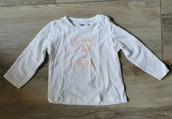 Lot de 2 t-shirts manches longues taille 18 mois - photo numéro 7