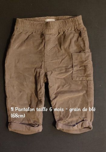 Pantalon grain de blé