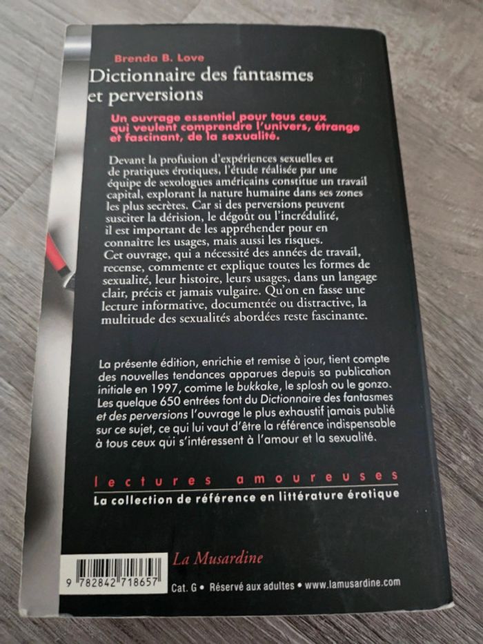 Dictionnaire des fantasmes et perversions - photo numéro 2