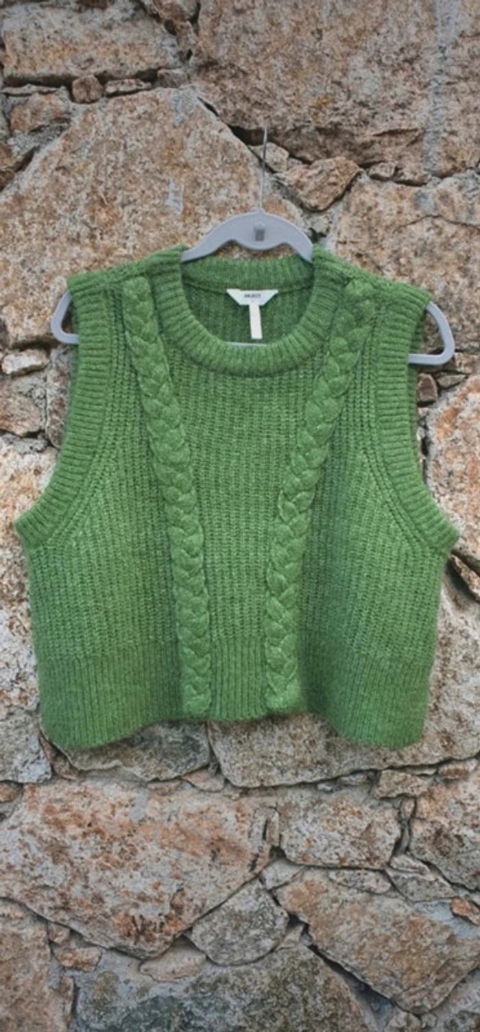 Pull sans manches en maille neuf