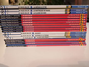 Gros lot livres ''je suis en cp''
