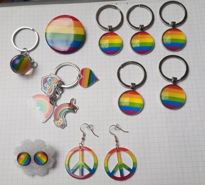 Porte-clés gay pride