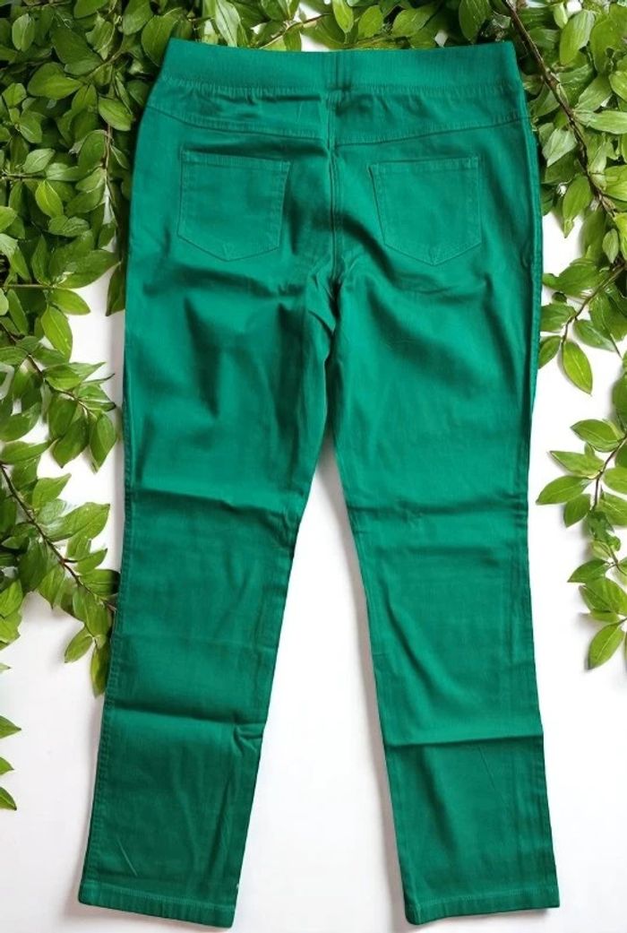 Pantalon droit ultra confort vert Blancheporte valeur 29.99€ - photo numéro 3