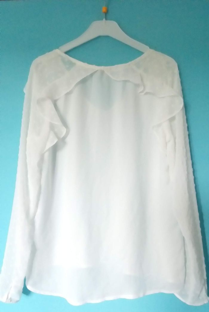 🕊 Blouse blanche plumetis taille 40 neuf Scarlet roos 🕊 - photo numéro 2