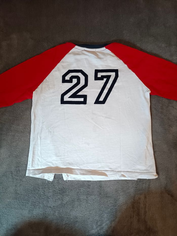 Tee-shirt manches longues - "27" - photo numéro 3