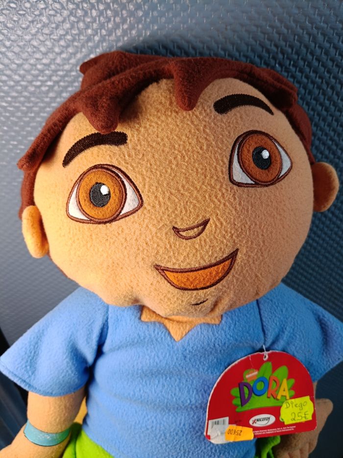 🧸 Grande peluche Diego – Go Diego Go! (Nickelodeon / Dora l’exploratrice) – 70 cm – Rare & Collection - photo numéro 4