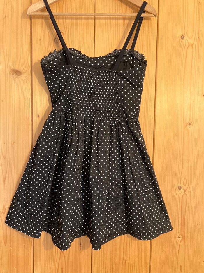 Robe à pois style pin-up en coton - photo numéro 3