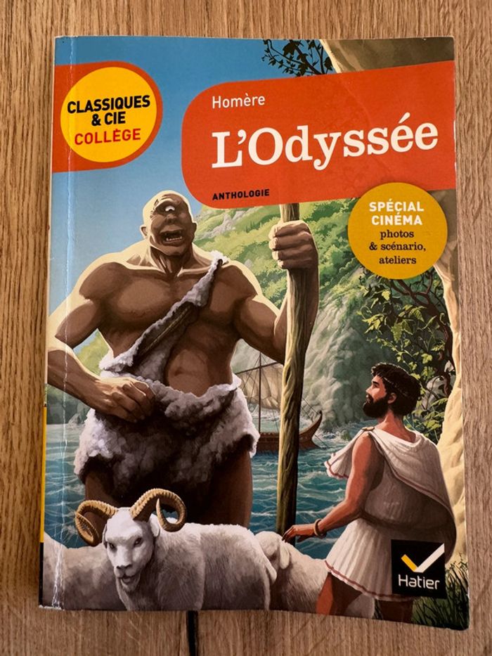 Livre l’Odyssé Hatier bon état