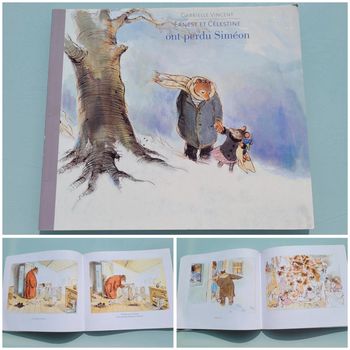 Livre , couverture souple, l'école des loisirs 🐻 Ernest et Célestine ont perdu Siméon 🐭  3-6 ans 49