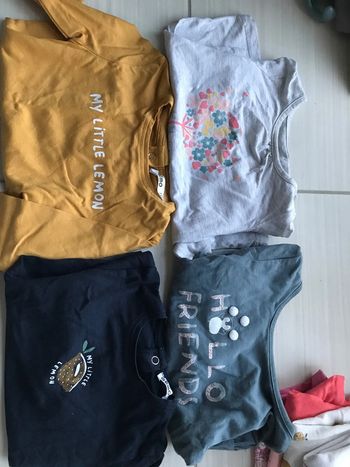 Lot sous pull bébé fille