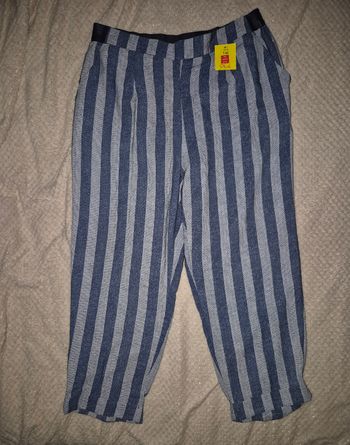 Pantalon fluide bleu