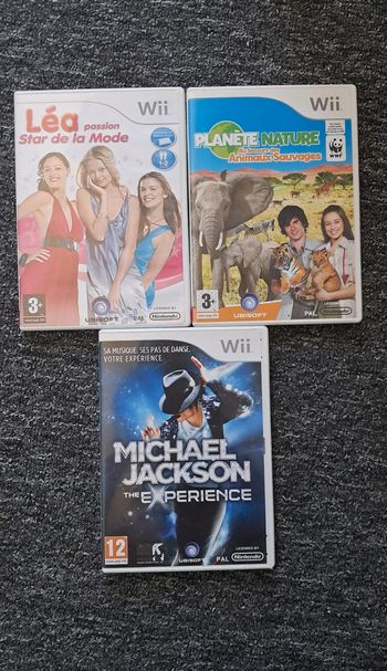 Lot  jeux wii
