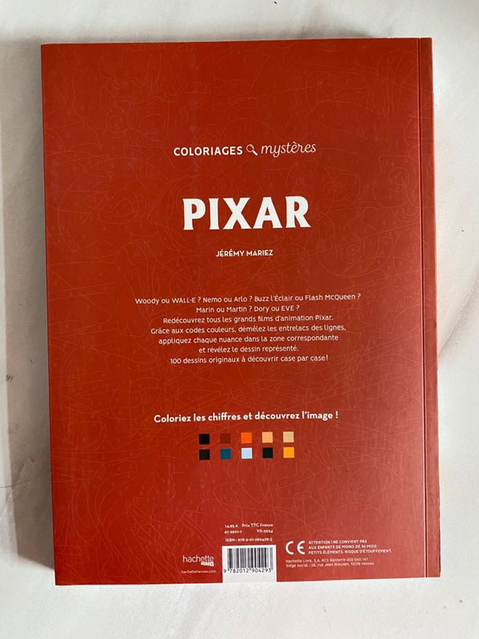 Livre Coloriages Mystères Disney Pixar - photo numéro 2