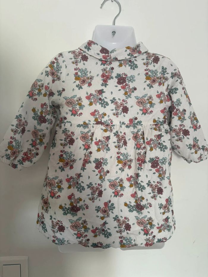 Jolie Robe à Fleurs - Marque Mot d’Enfant - Taille 18 Mois - photo numéro 2
