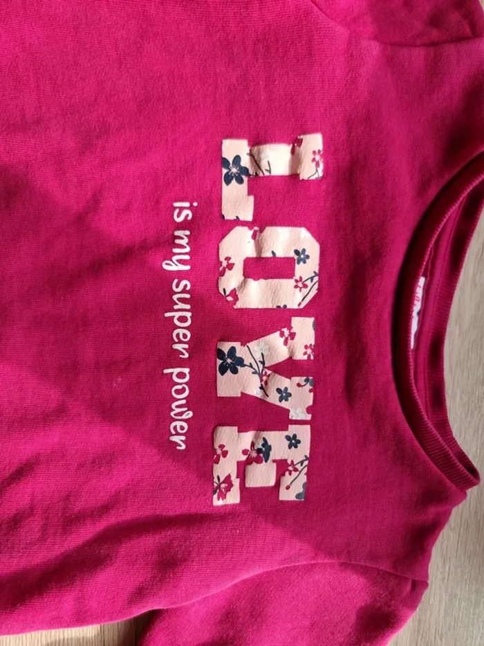 Sweat fushia Lili Marelle 5 ans - photo numéro 2
