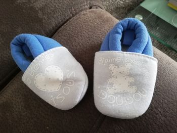 Chaussons souples 0/3 mois