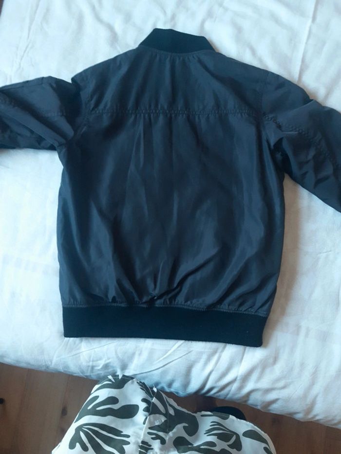 Blouson noir aviateur 12/13 ans - photo numéro 3