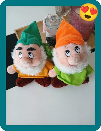 Lot de deux péluches🌿🌈