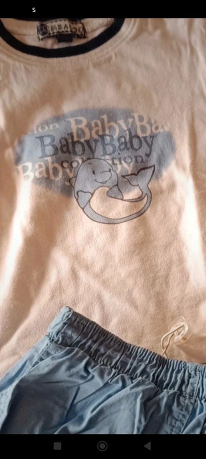 Ensemble short 12 mois - photo numéro 2