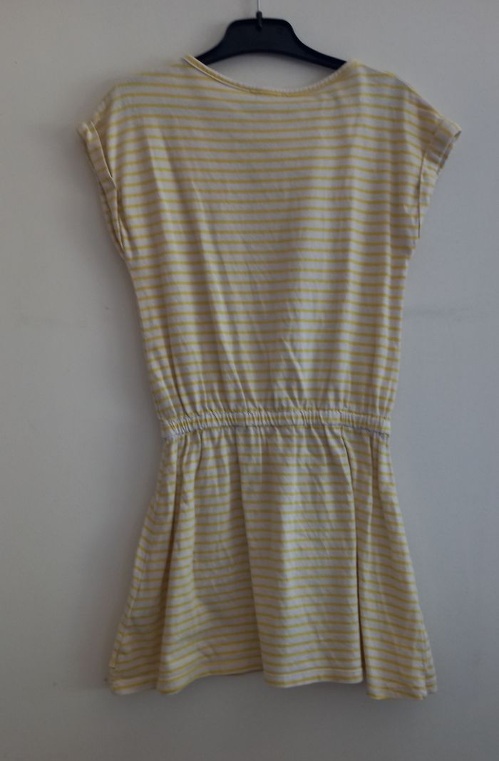 Robe rayé jaune okaidi 8 ans - photo numéro 5