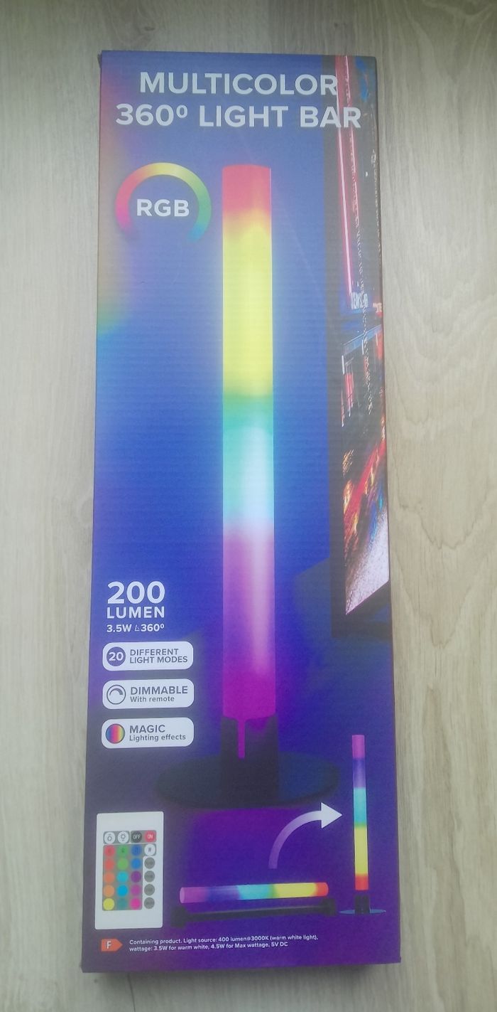 Barre lumineuse multi couleurs RGB