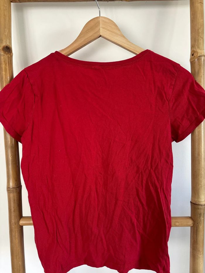t-shirt rouge i love you amisu taille S - photo numéro 6