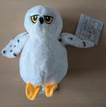 Peluche Hedwige Harry Potter neuve