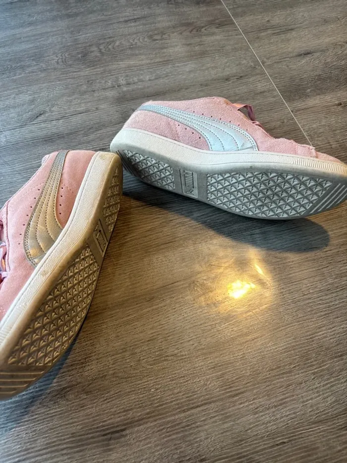 Basket puma rose pale taille 39 - photo numéro 3