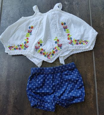 Ensemble fille 6 mois