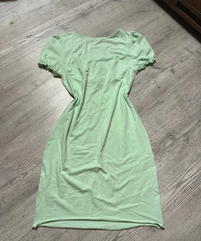 robe été verte shein - photo numéro 2
