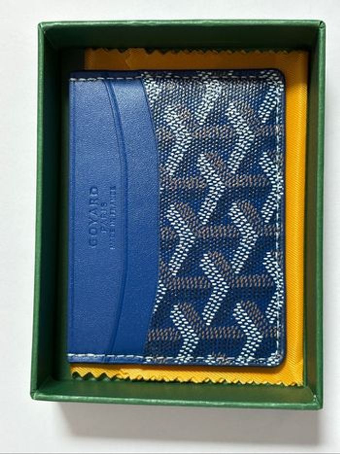 Porte carte Goyard bleu royal - photo numéro 4