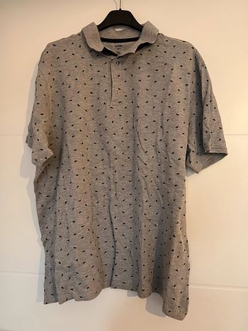 Polo à manches courtes Kiabi gris XXL